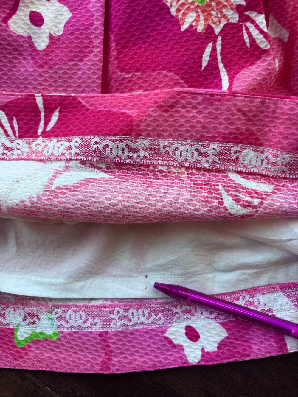 Lilly Pulitzer Floral Strapless Dress. 6 - Picture 7 of 7
